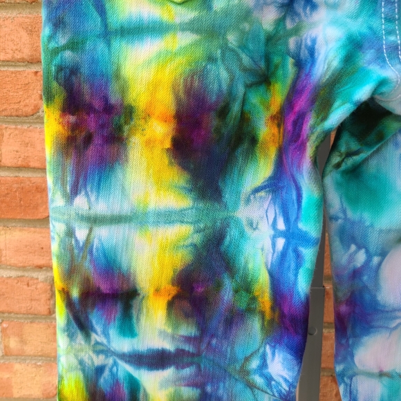 Chico platinum boot cut jeans tie dye short - Picture 4 of 8